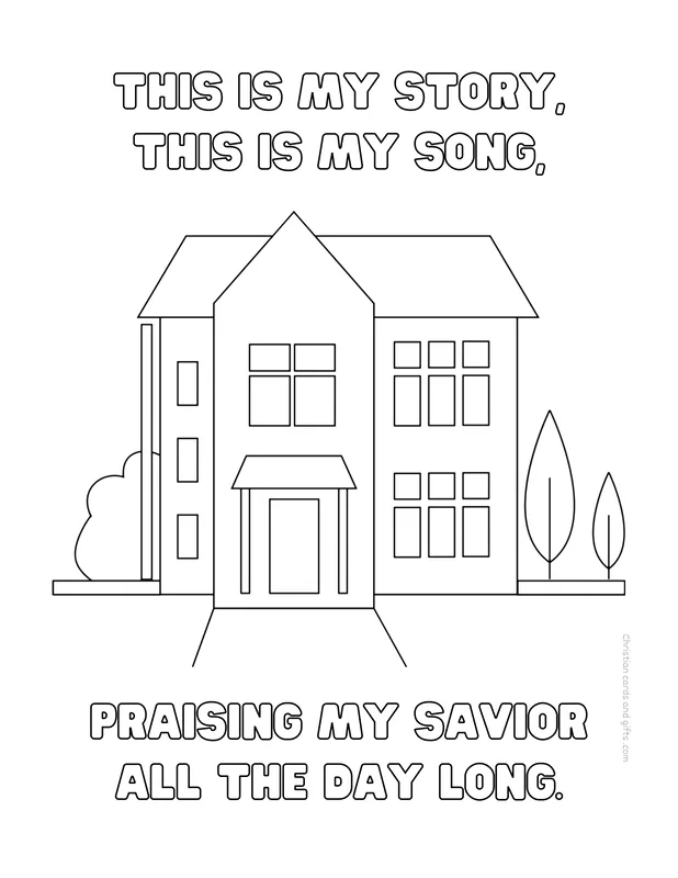 Blessed Assurance Coloring Pages