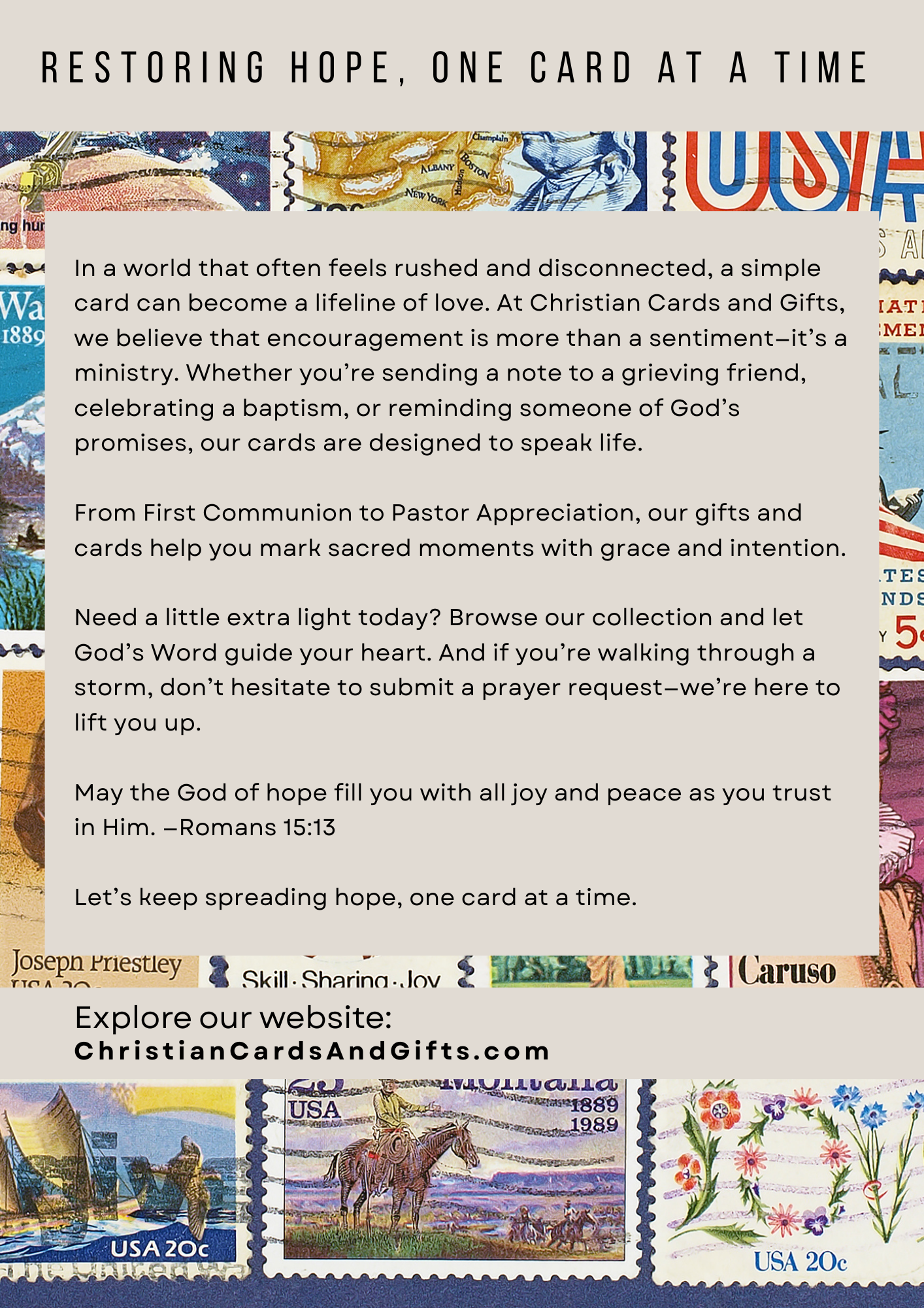 Christian Greeting Cards for First Communion, Confirmation, and Pastor Appreciation Month