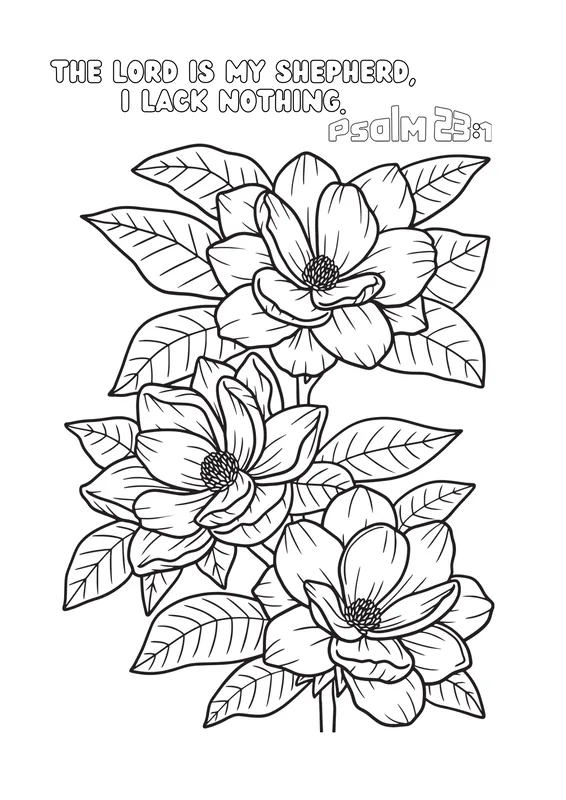 Scripture Coloring Sheet