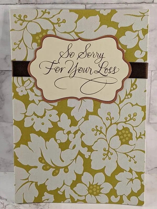 Loss of Dad Sympathy Card