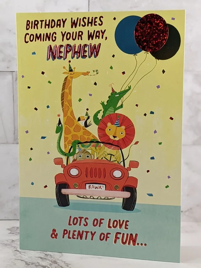 Shop the Nephew Birthday Christian Greeting Cards Category