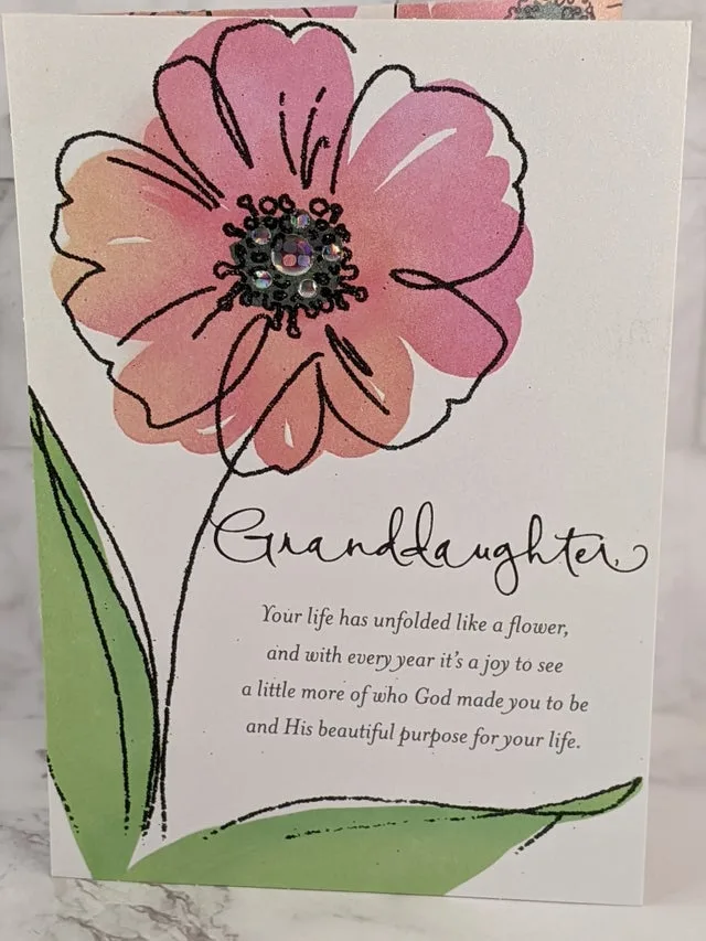 Shop the Christian Birthday Greeting Cards for Granddaughter Category
