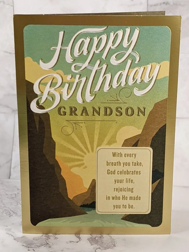 Shop the Grandson Birthday Christian Greeting Cards Category