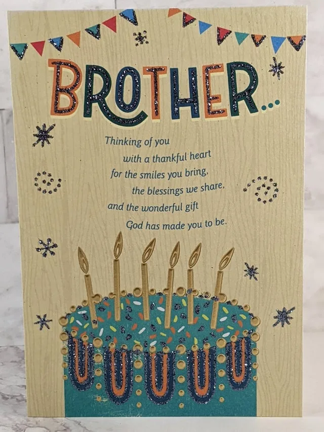 Shop the Brother Christian Birthday Greeting Cards Category