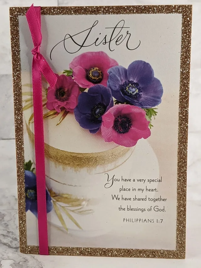 Shop the Sister Birthday Christian Greeting Cards Category
