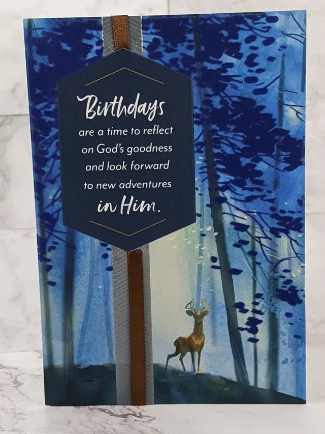 Shop the Christian Birthday Greeting Cards for Him Category