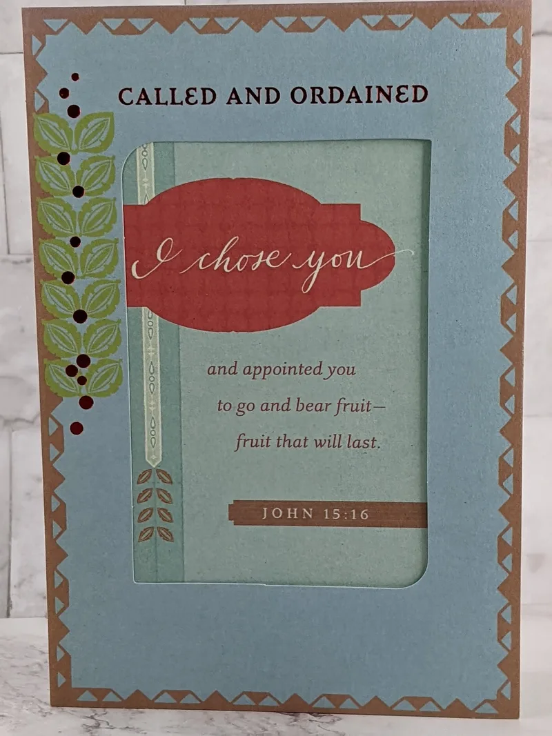 Called and Ordained Congratulations Card