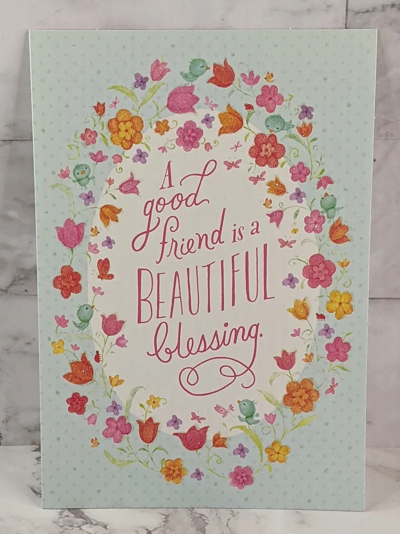 Good Friend Beautiful Blessing Card