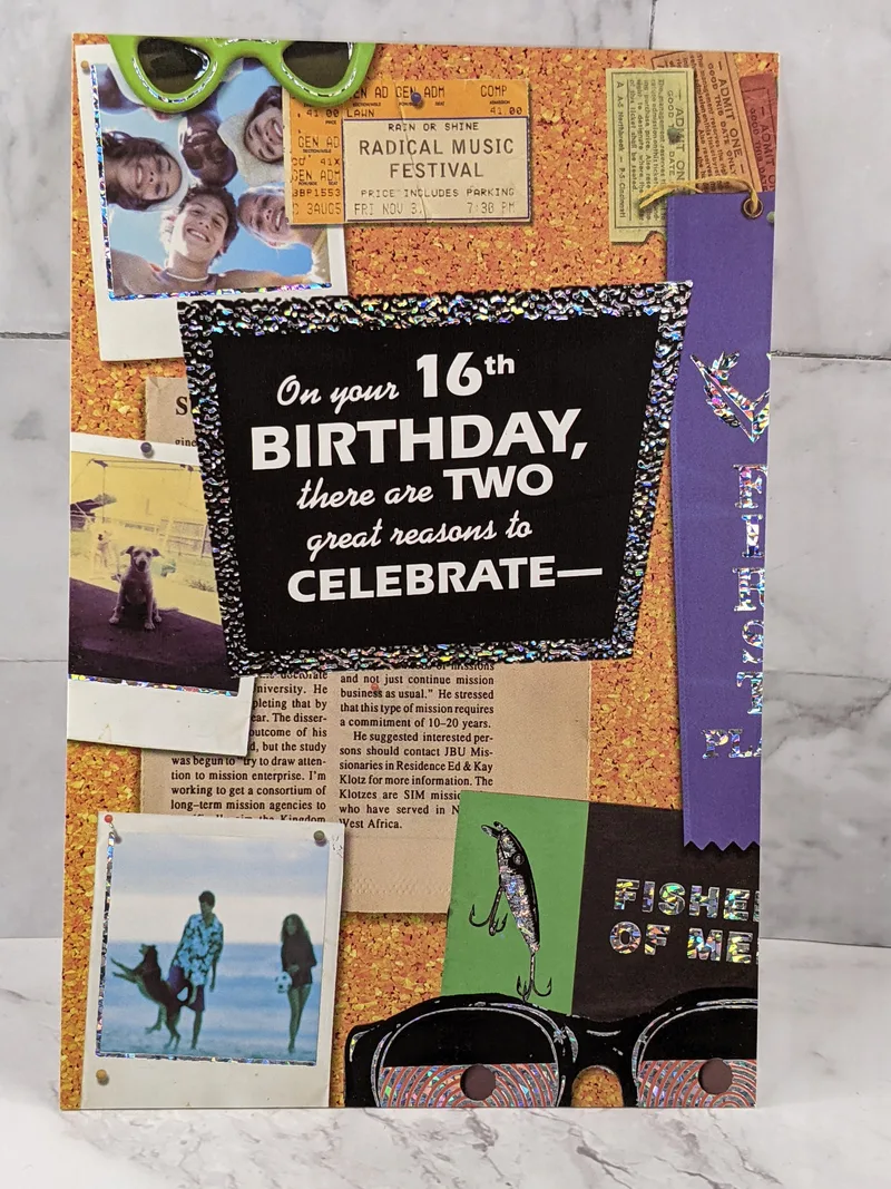 16th Birthday Card