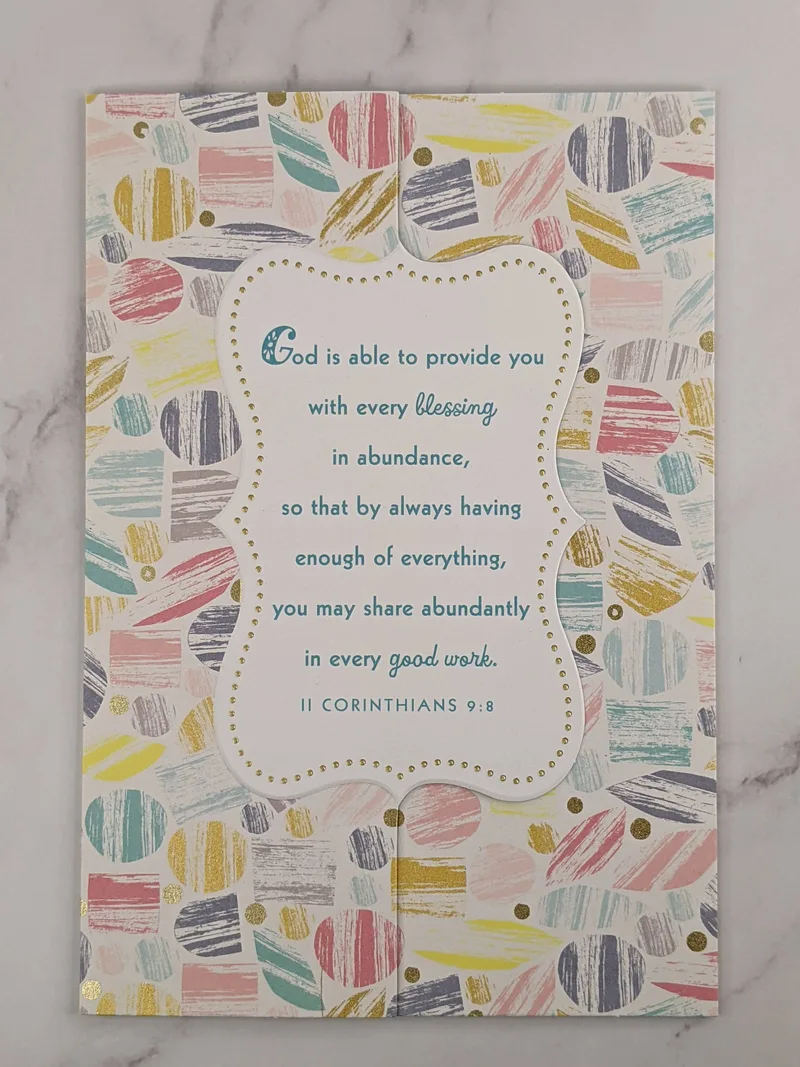 Generous Heart Thank You Card