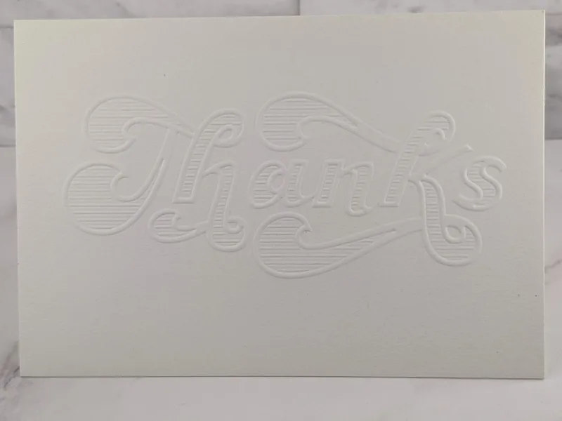 Thanks Card