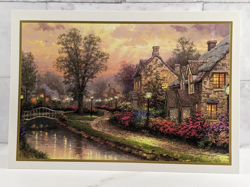 Lamplight Lane Thank You Card
