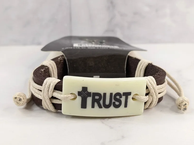 Trust Leather Bracelet