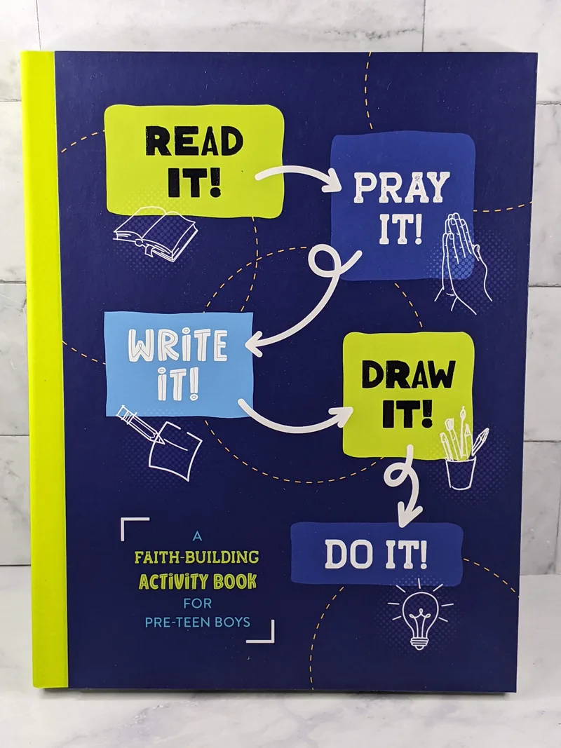Faith Building Activity Book for Pre-Teen Boys