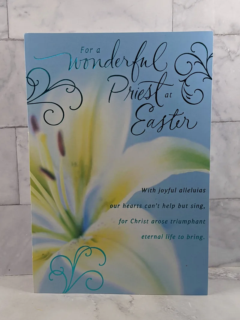 Easter Card for a Priest