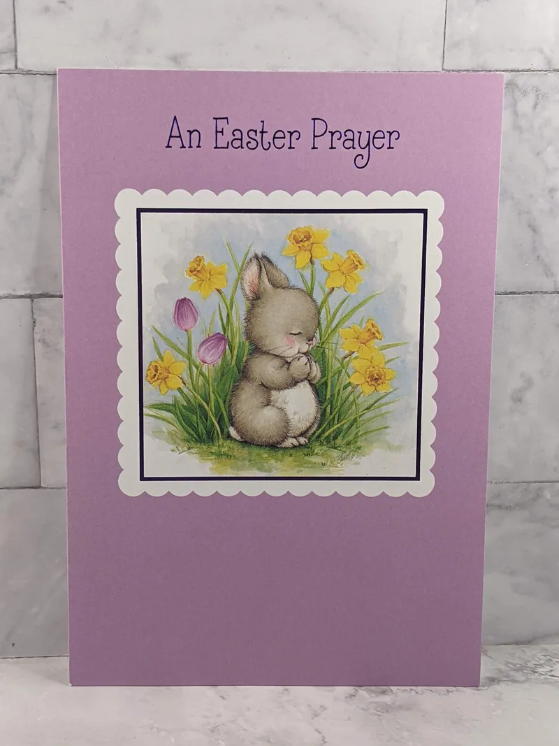 Springtime Prayer Easter Card