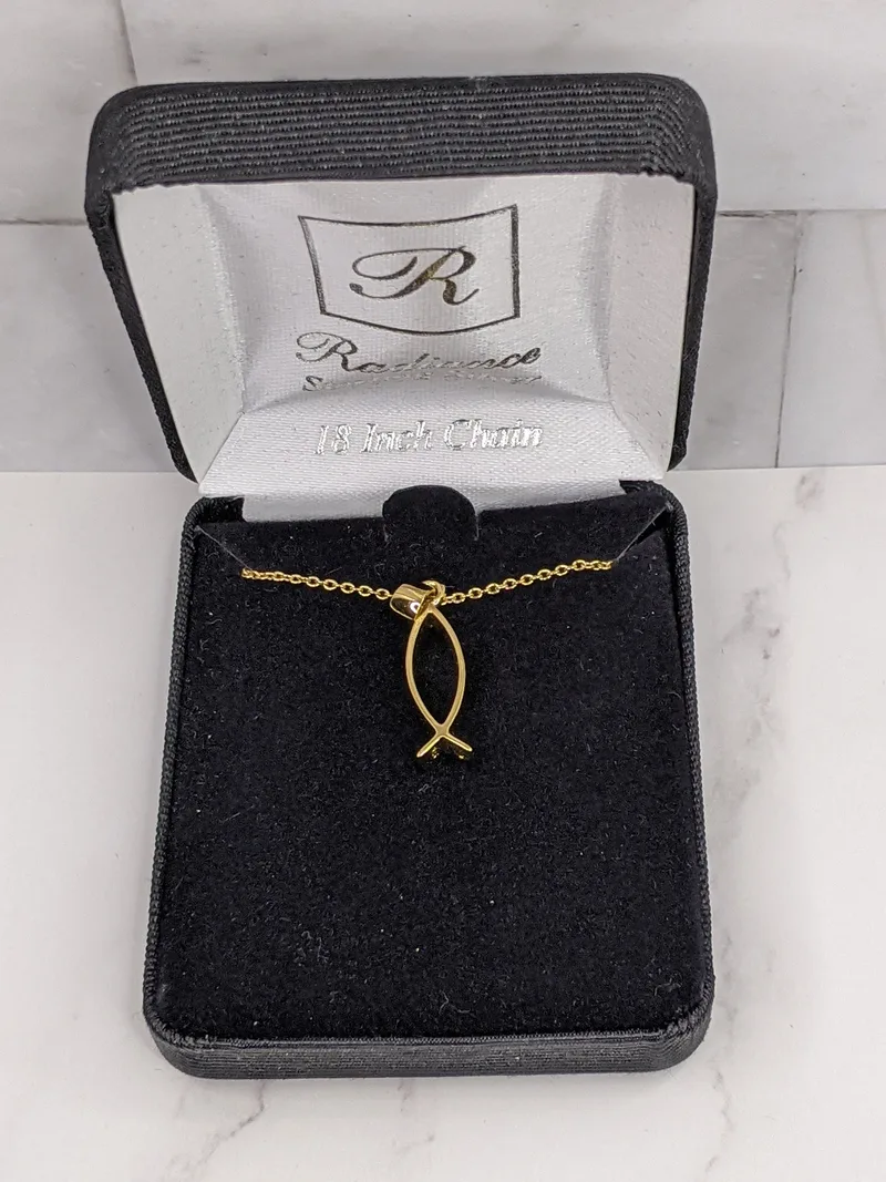 Gold Fish Necklace