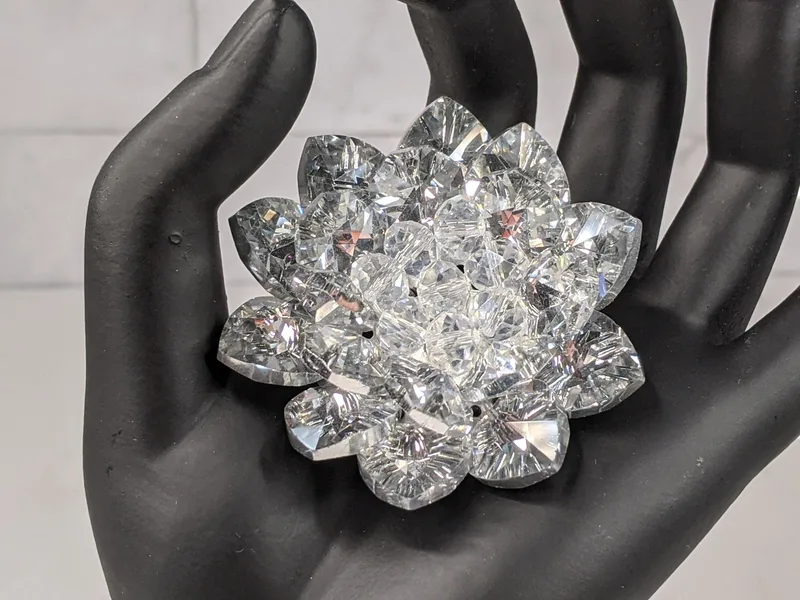 Gem Flower Brooch