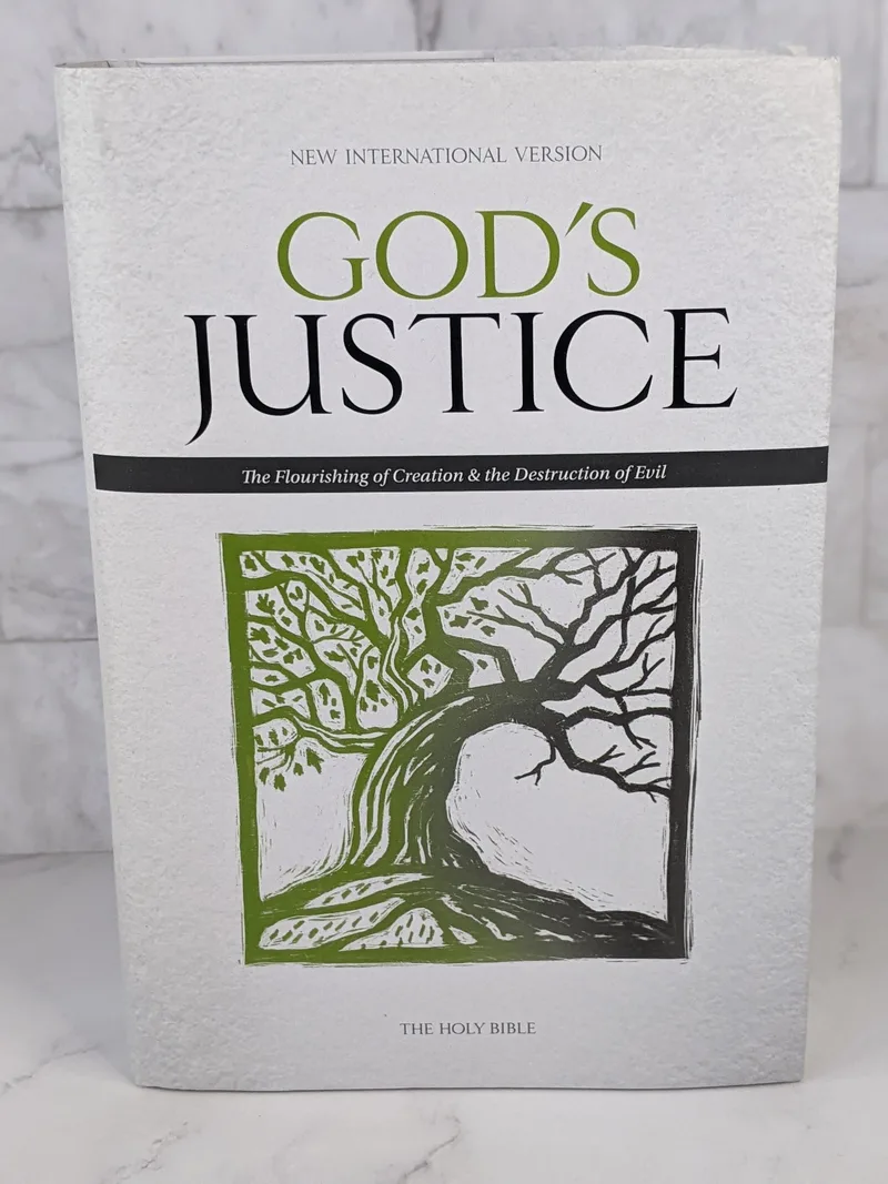 God's Justice Bible NIV Hardcover (Imperfect)