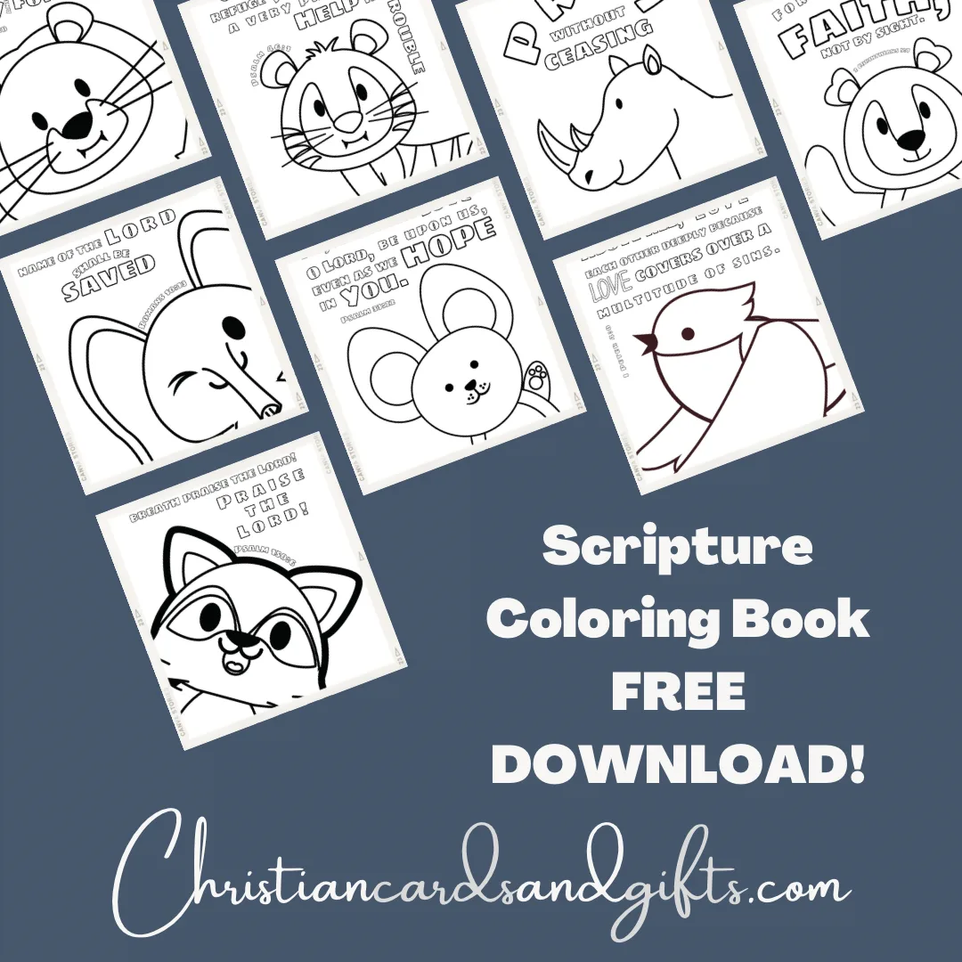 Free Printable Scripture Coloring Book
