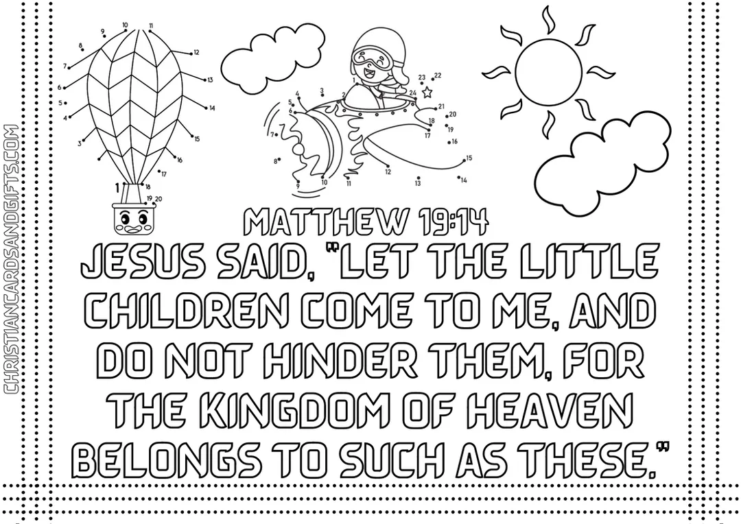 Printable Scripture Coloring Pages