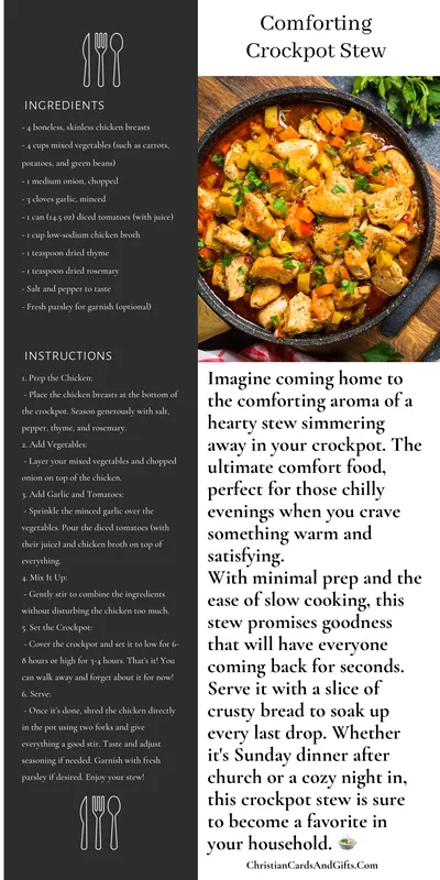 Comforting Crockpot Stew Recipe